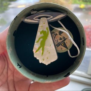 Erstwilder Kitschy Witch The Truth is Out There Brooch